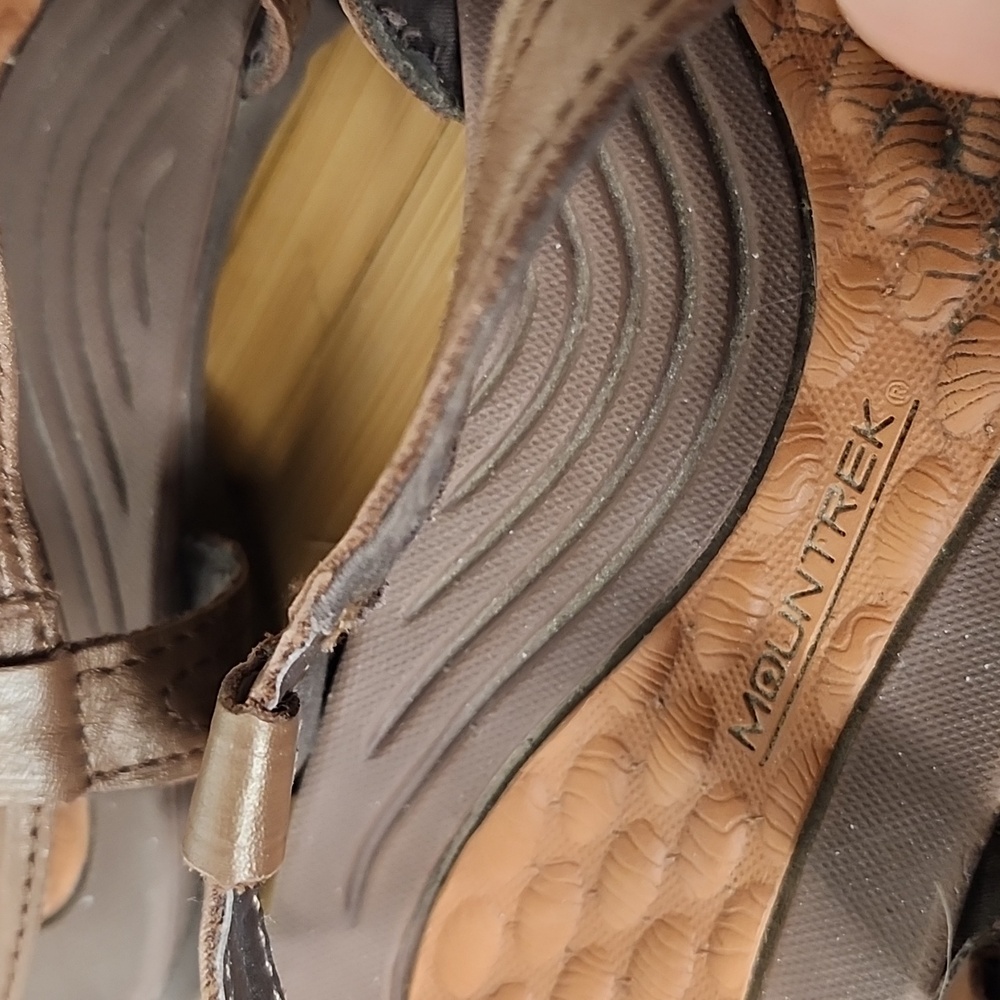 👉*MOUNTREK* "REMOTE DUNE" LEATHER SANDALS H8072 ~SLIP RESISTANT DESIGN ~SIZE 9 - Picture 12 of 14